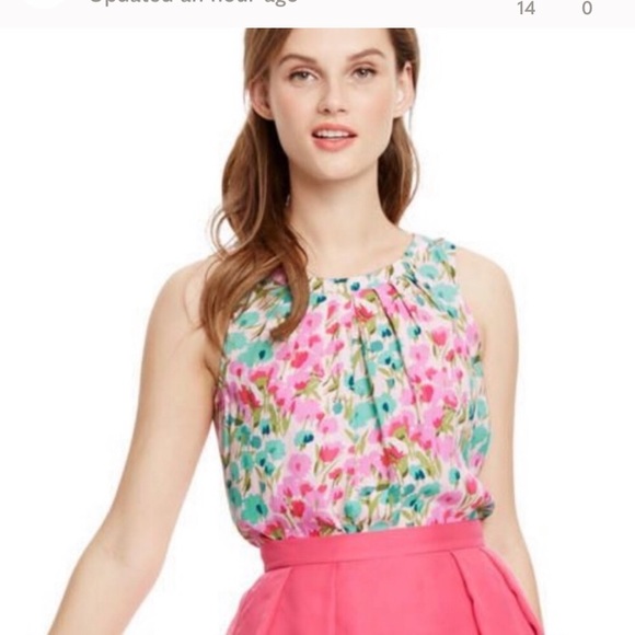 Boden Tops - EUC Boden Sleeveless Floral Top size 6